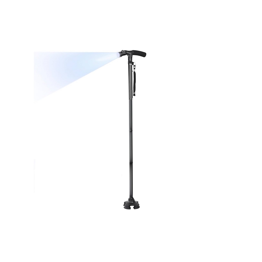 Walking Stick - Adjustable Height Floor Standing with Light